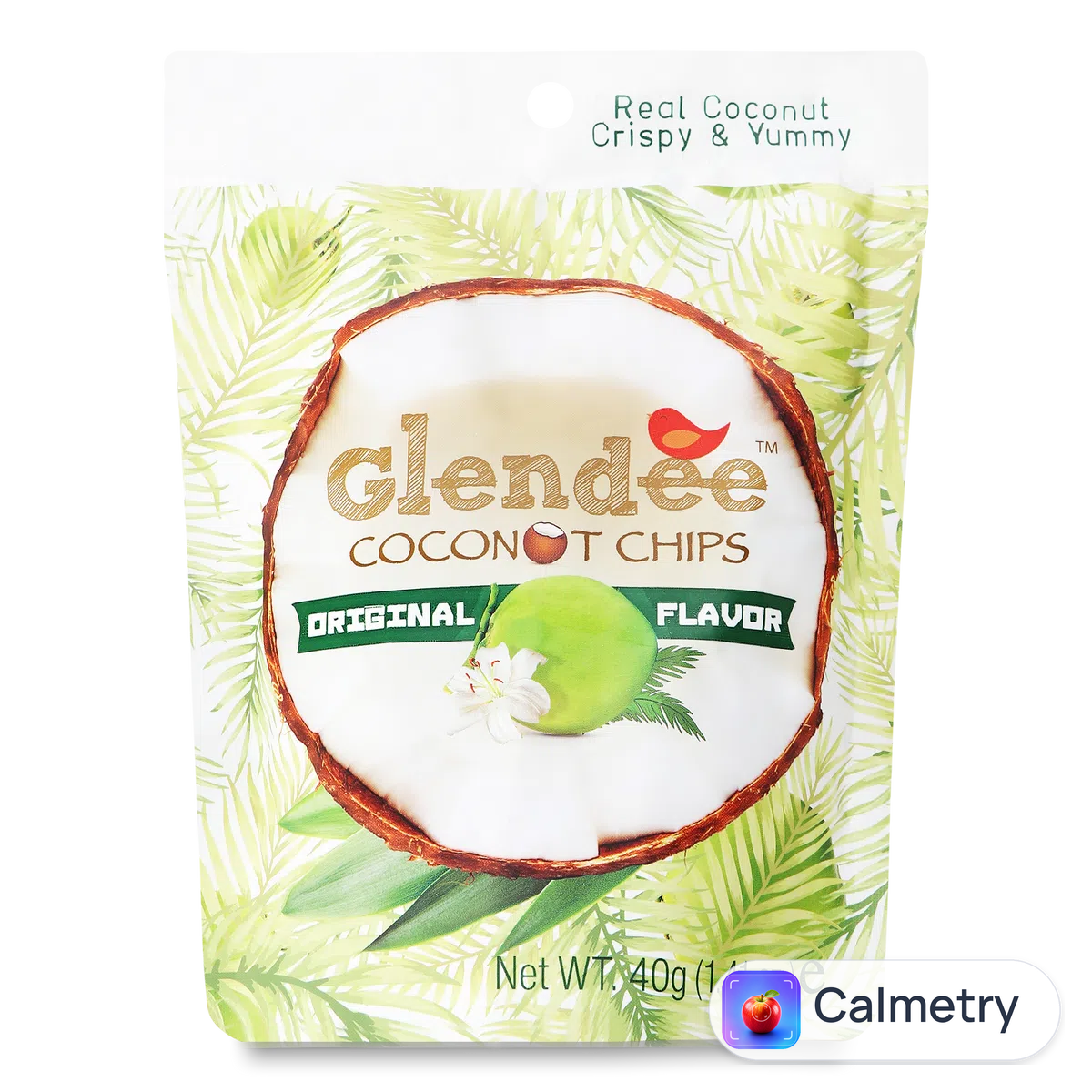 Чипси Glendee кокосові солодкі 40г