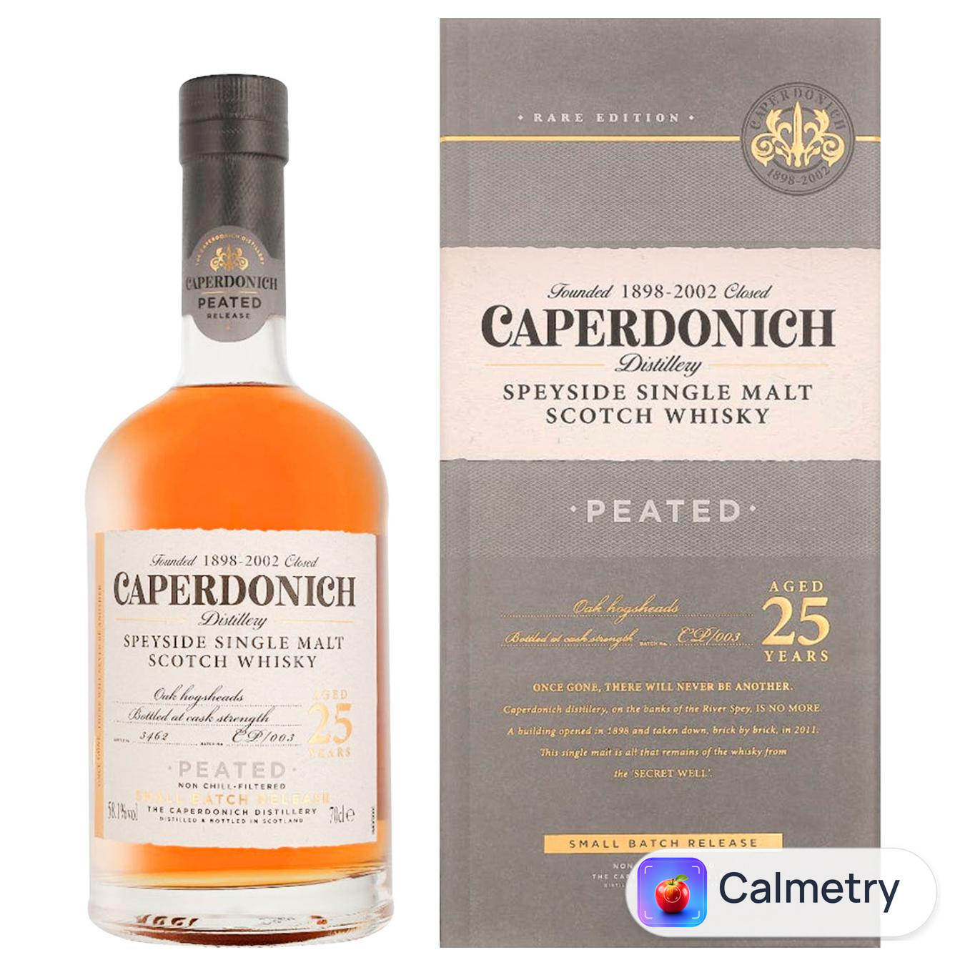 Віскі Caperdonich Peated 25 років 45,5% 0,7л капердонік