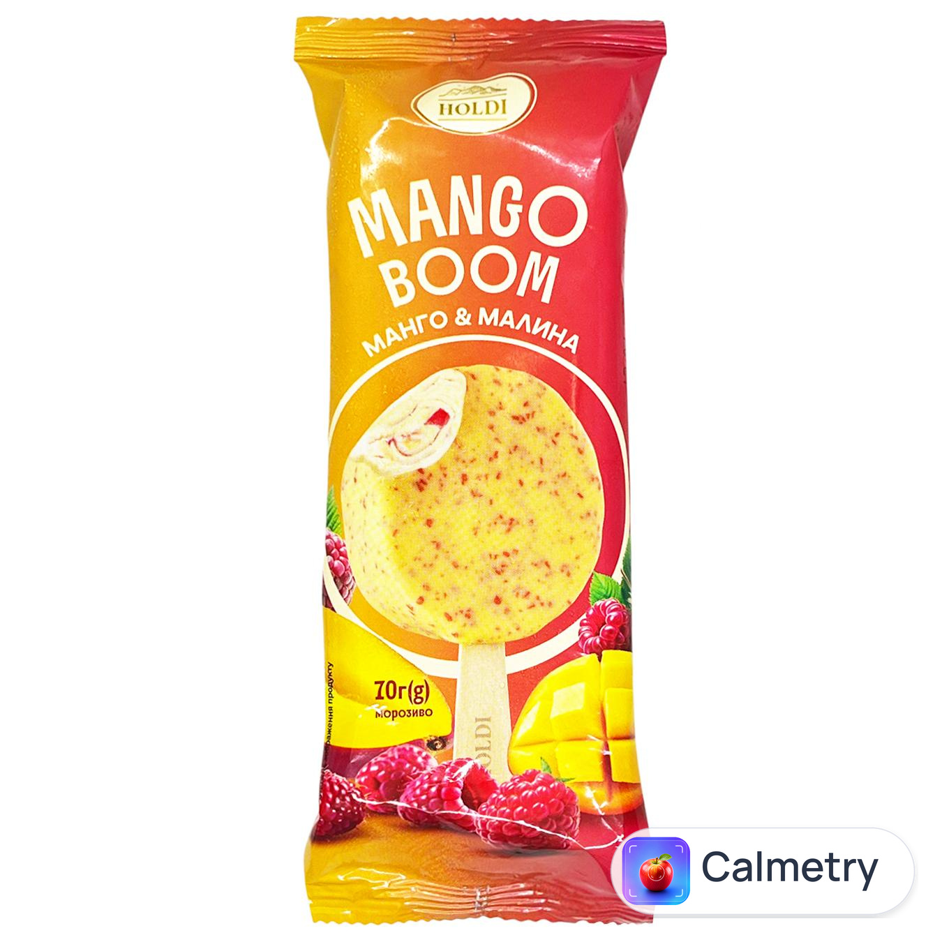 Морозиво Holdi Mango Bomm Манго-малина 70г