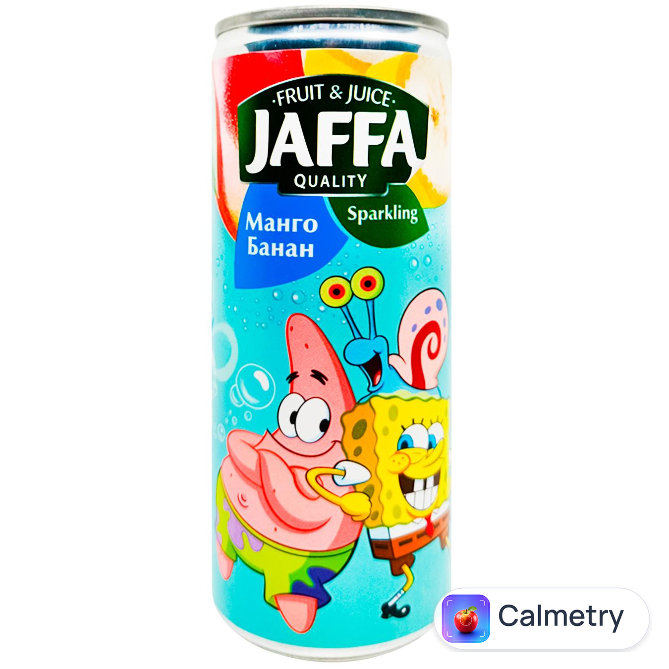 Напій соковий газований Jaffa Sparkling Манго та банан 250мл — фото продукту