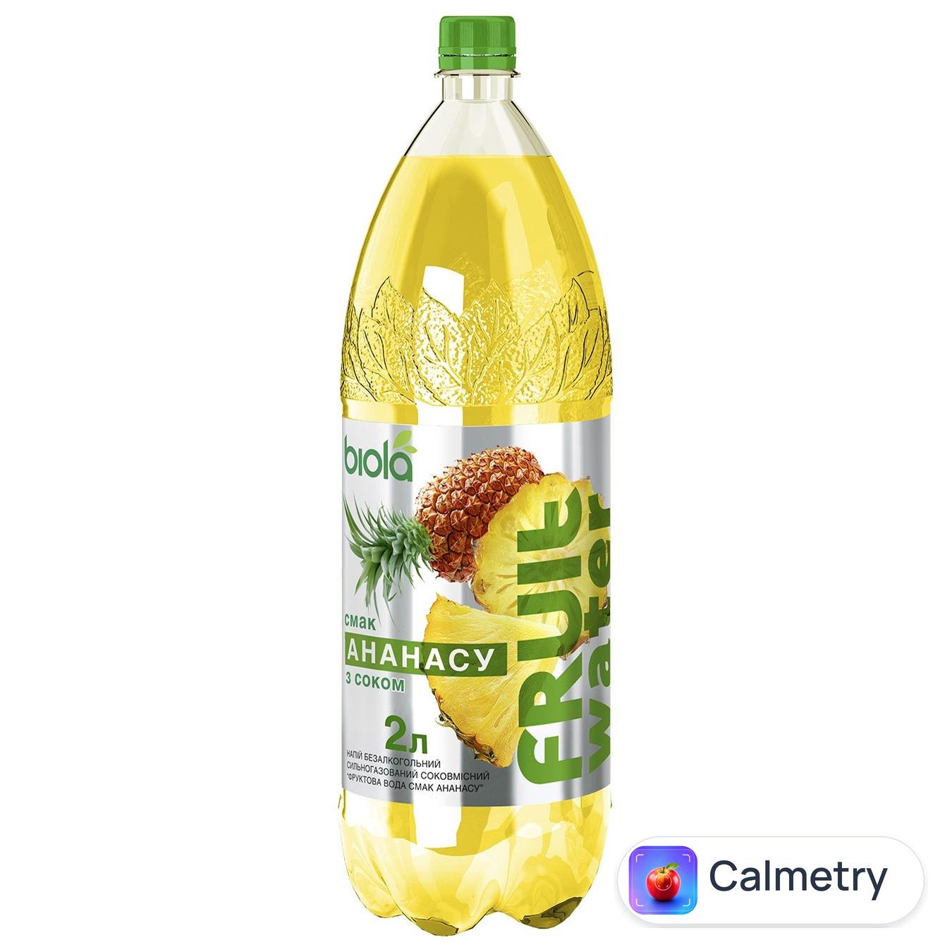 Напій газований Biola Fruit Water Ананас 2л
