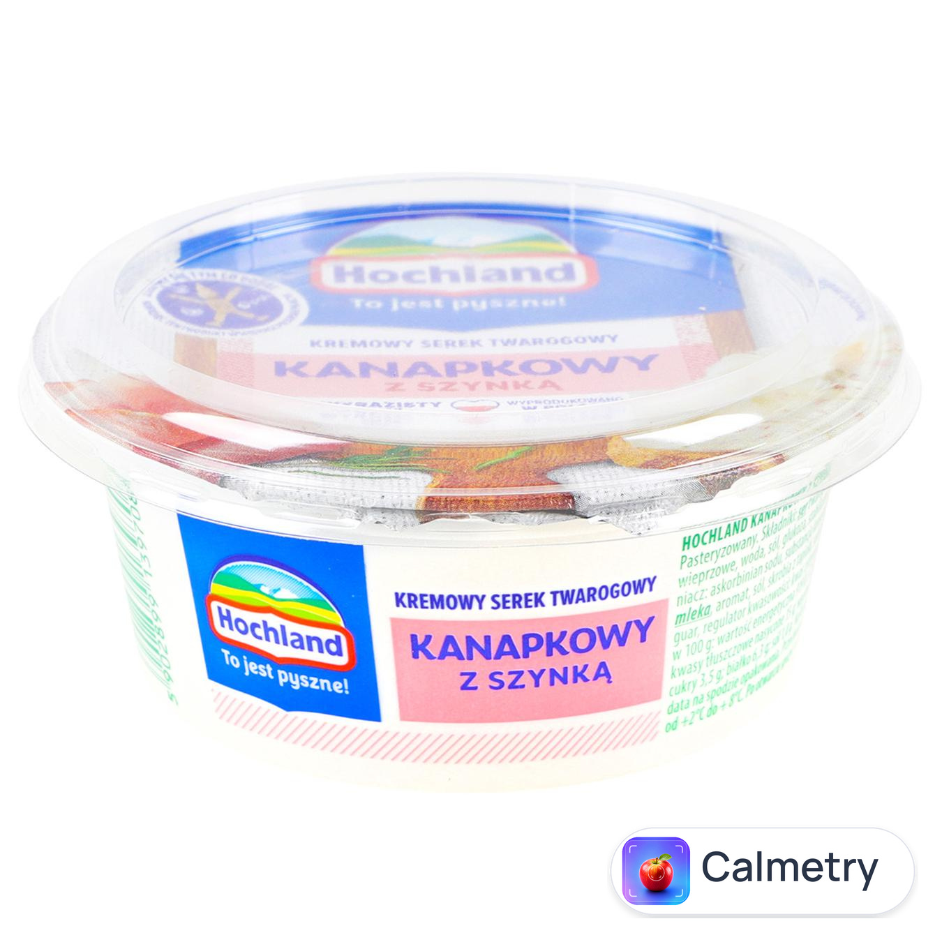 Крем-сир Hochland Канапковий з шинкою 130г