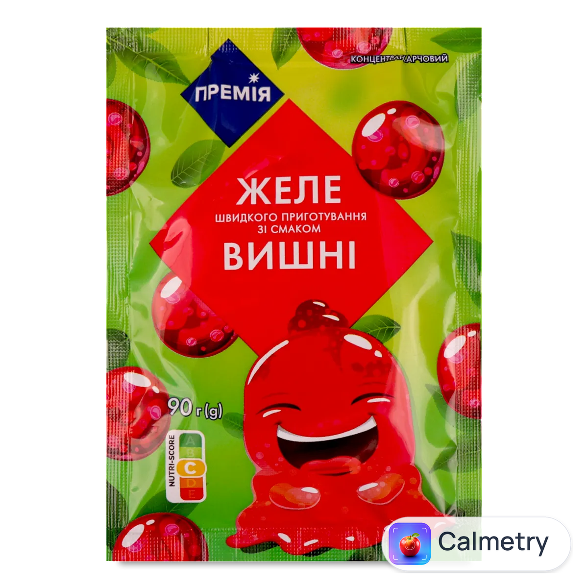 Желе «Премія»® зі смаком вишні 90г