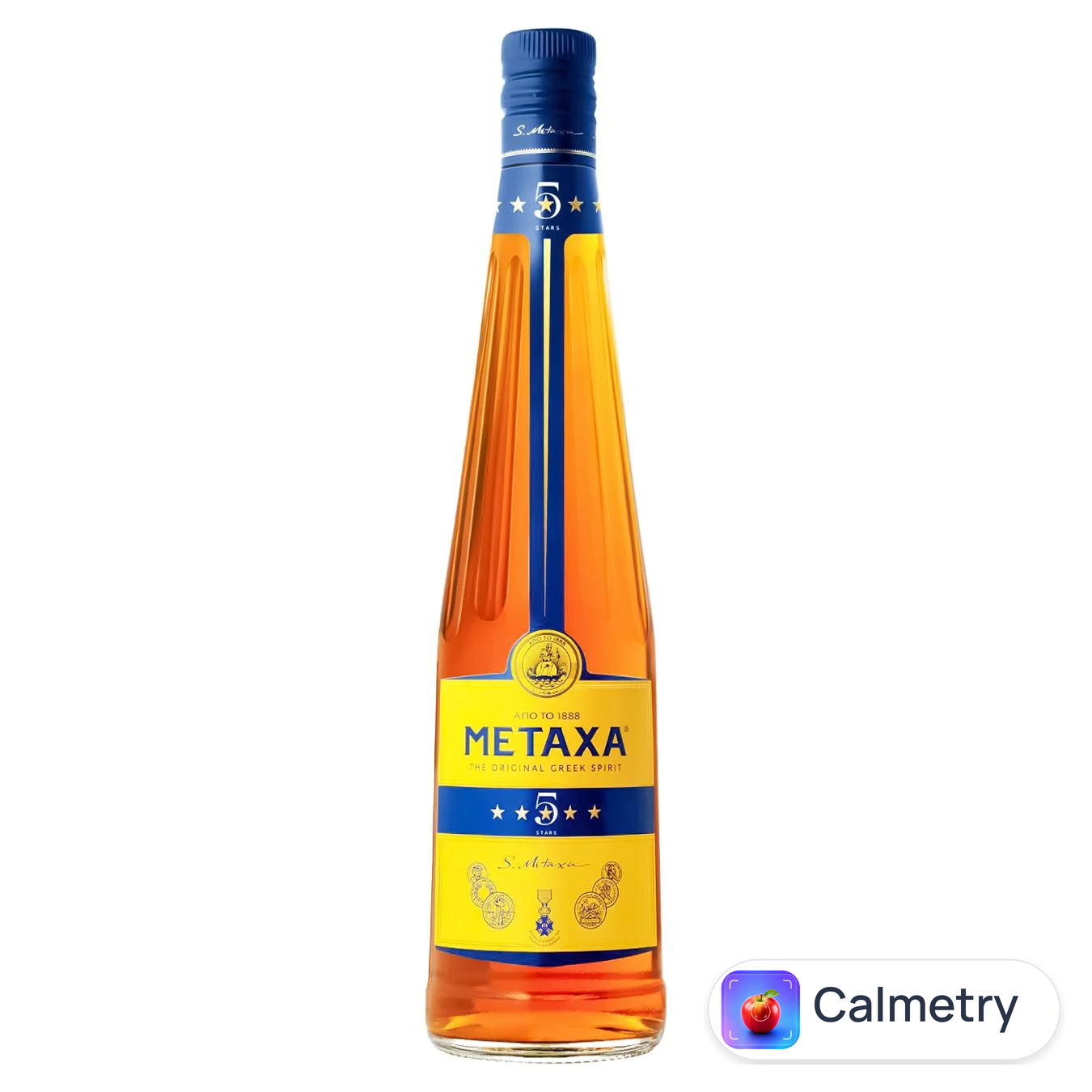 Бренді Metaxa 5 років 38% 1л — фото продукту