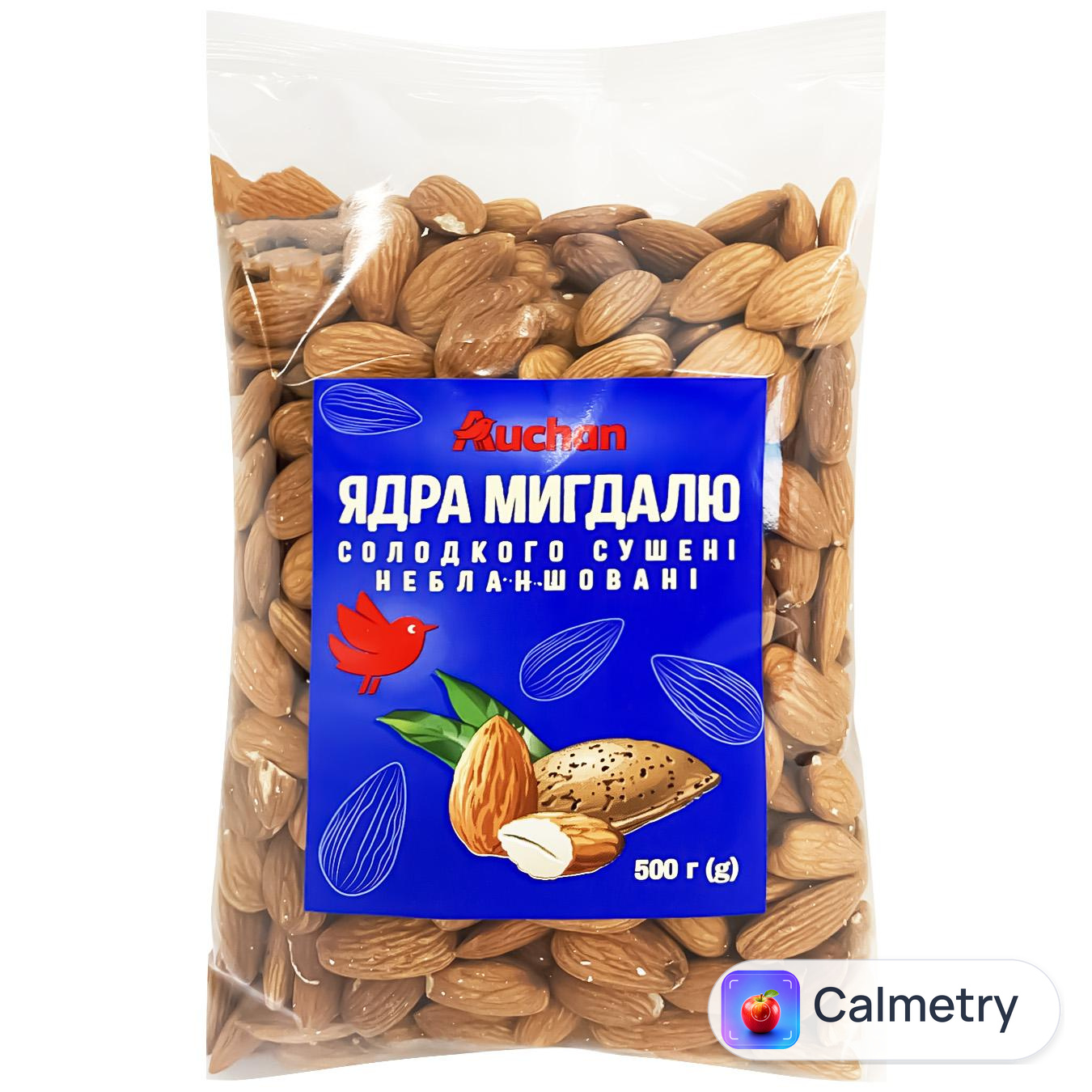 Мигдаль Auchan сушений 500г
