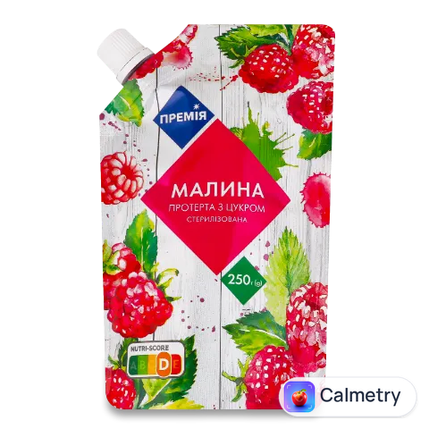 Малина «Премія»® перетерта з цукром 250г