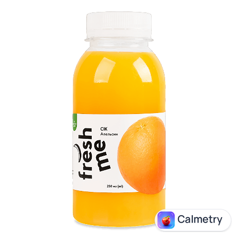Сік Fresh me апельсиновий прямого віджиму, 250мл