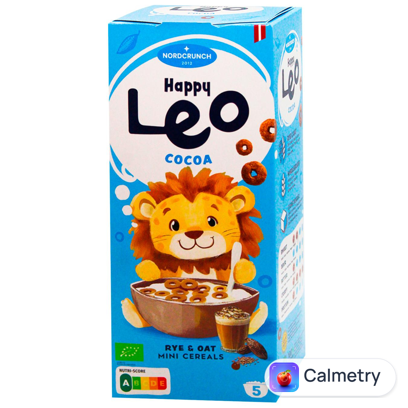 Пластівці Nordcrunch Happy Leo житньо-вівсяні з какао 150г