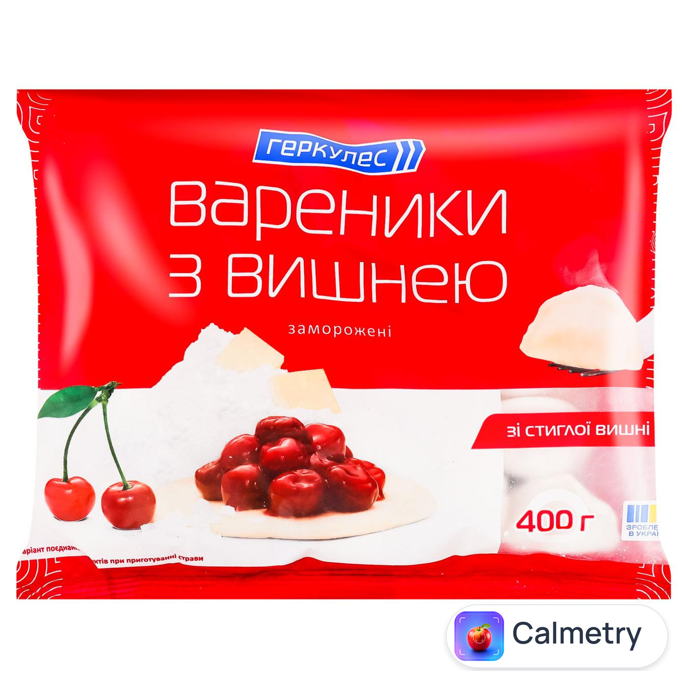 Вареники Геркулес з вишнею 400г — фото продукту
