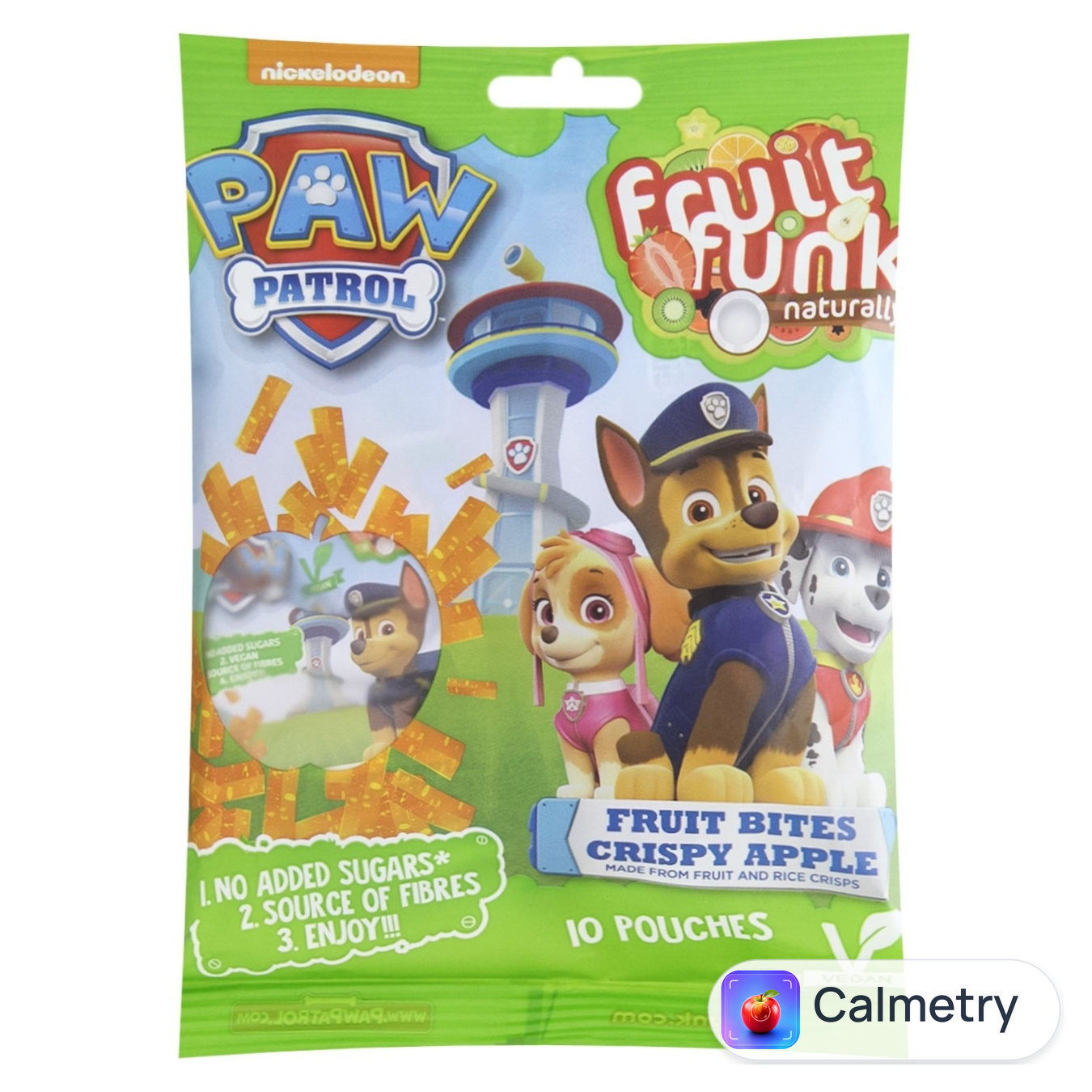 Снек фруктовий Fruit Funk Paw Patrol Яблучні смужки з хрустким рисом 100г