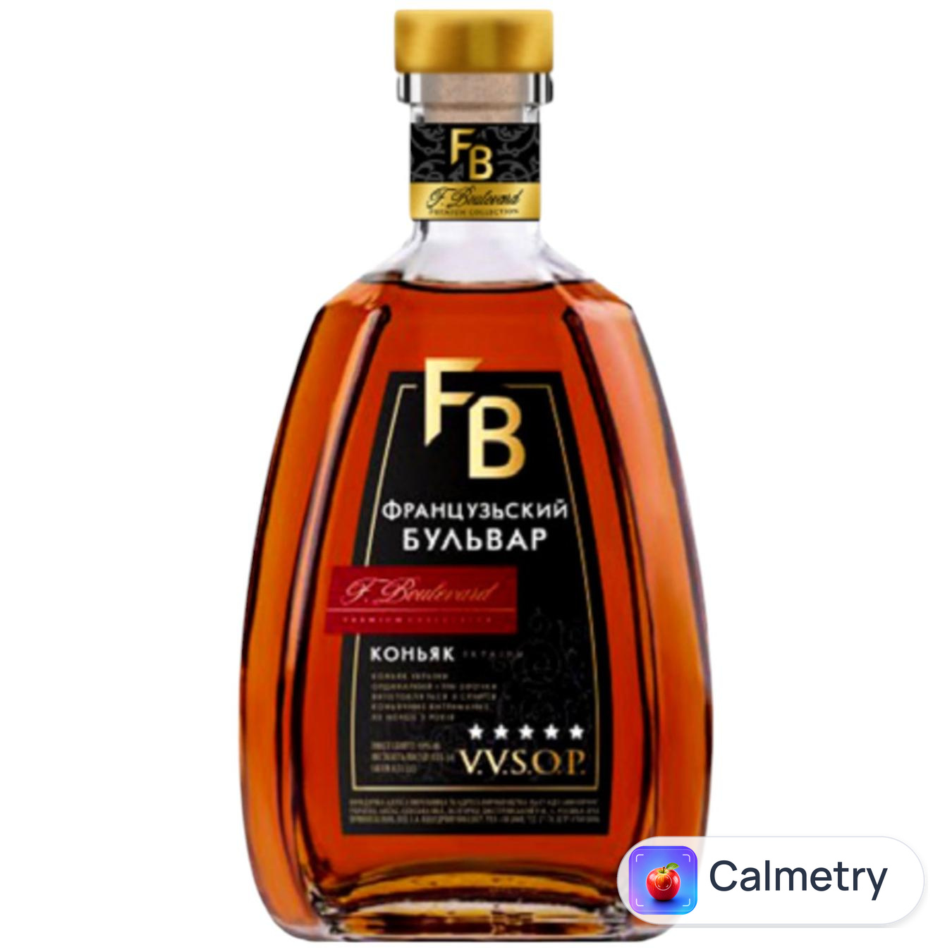 Коньяк Французький бульвар 5 років 40% 0,5л