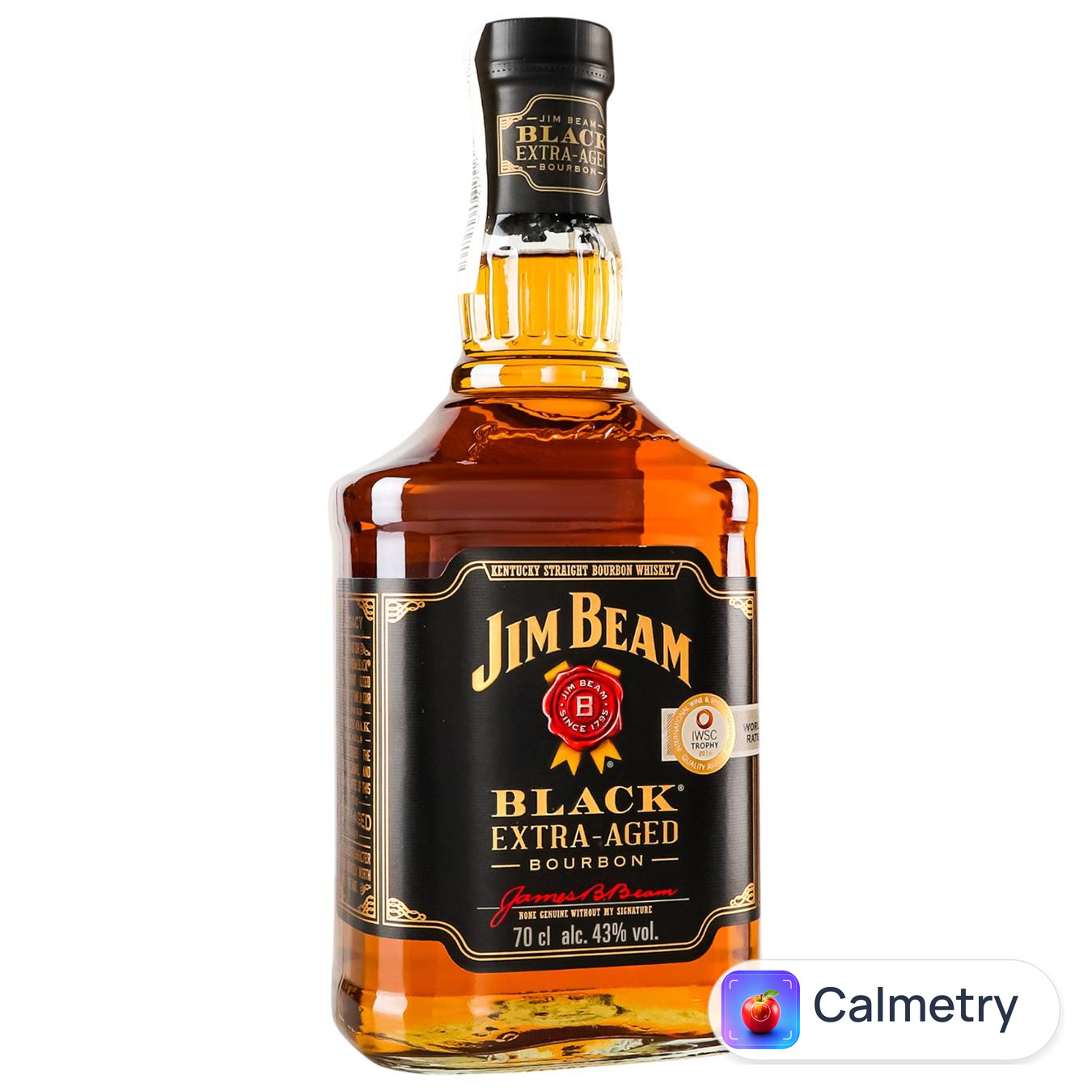Віскі Jim Beam Black 7 років 45% 0,7л — фото продукту