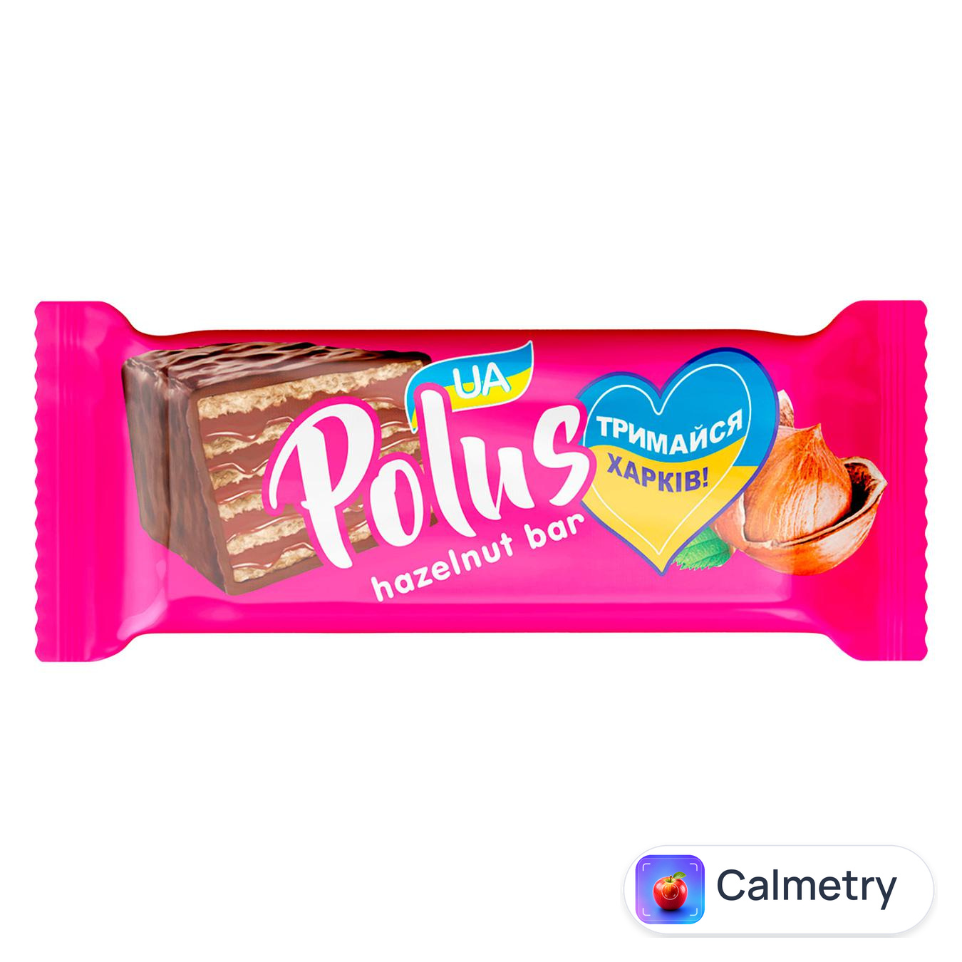Торт вафельний Polus фундук 50г — фото продукту