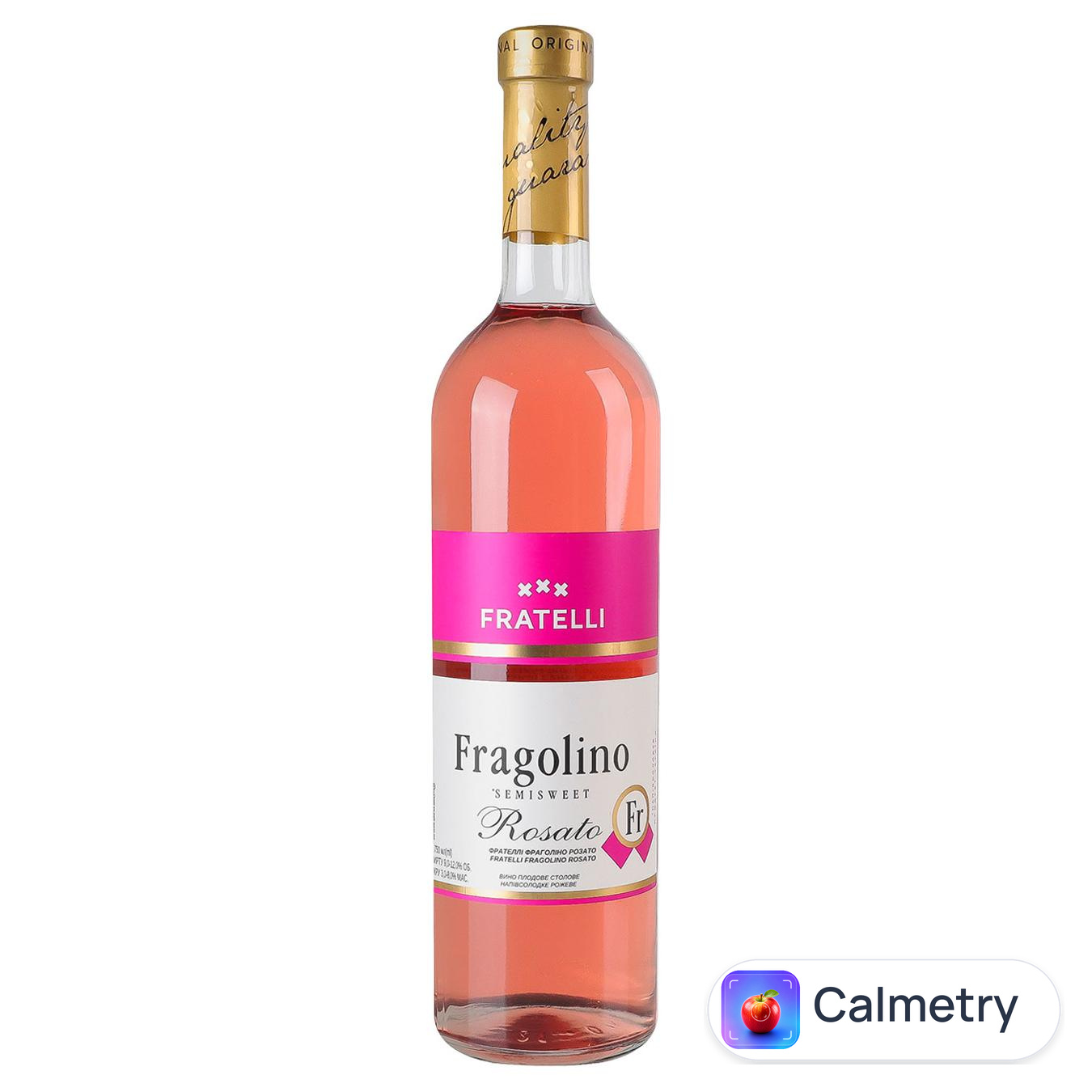 Вино Fratelli Fragolino рожеве напівсолодке 9-13% 0,75л