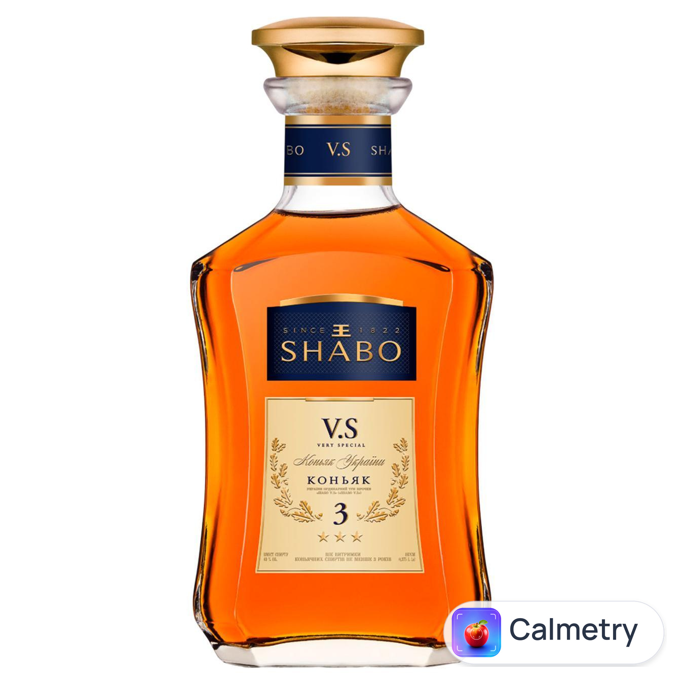 Бренді Shabo V.S. 3 роки 40% 0,375л