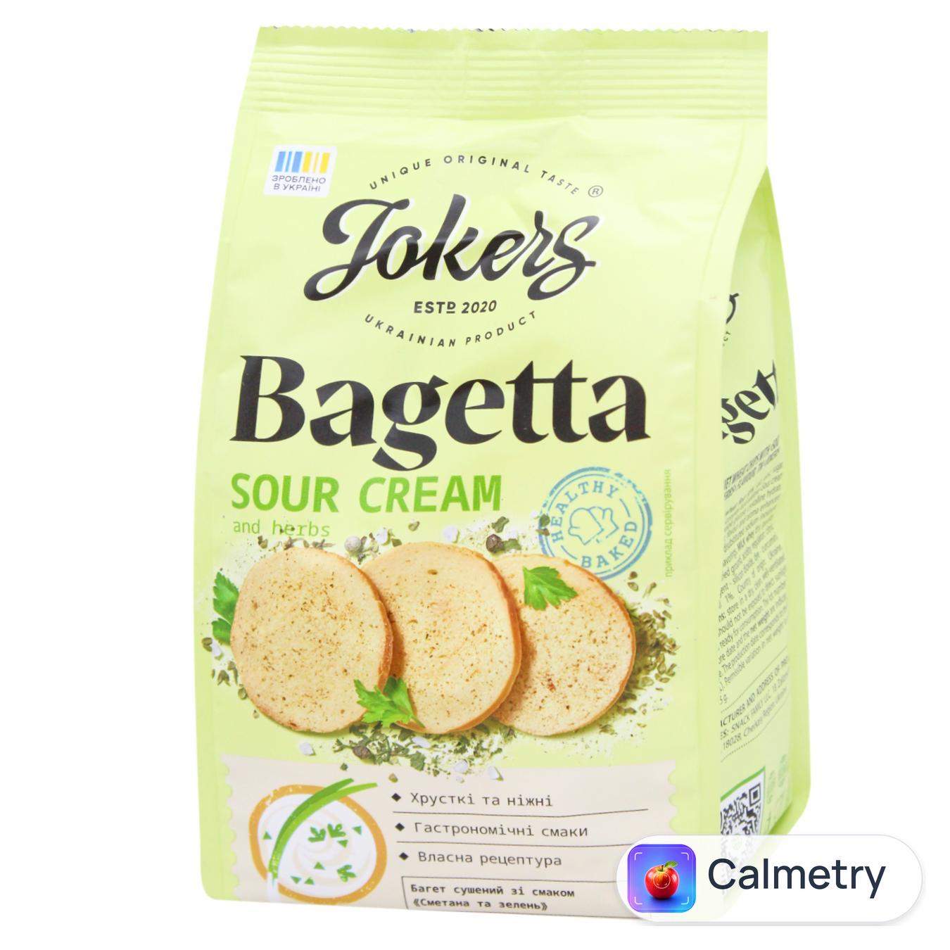 Багет Jokers Сметана і зелень 75г