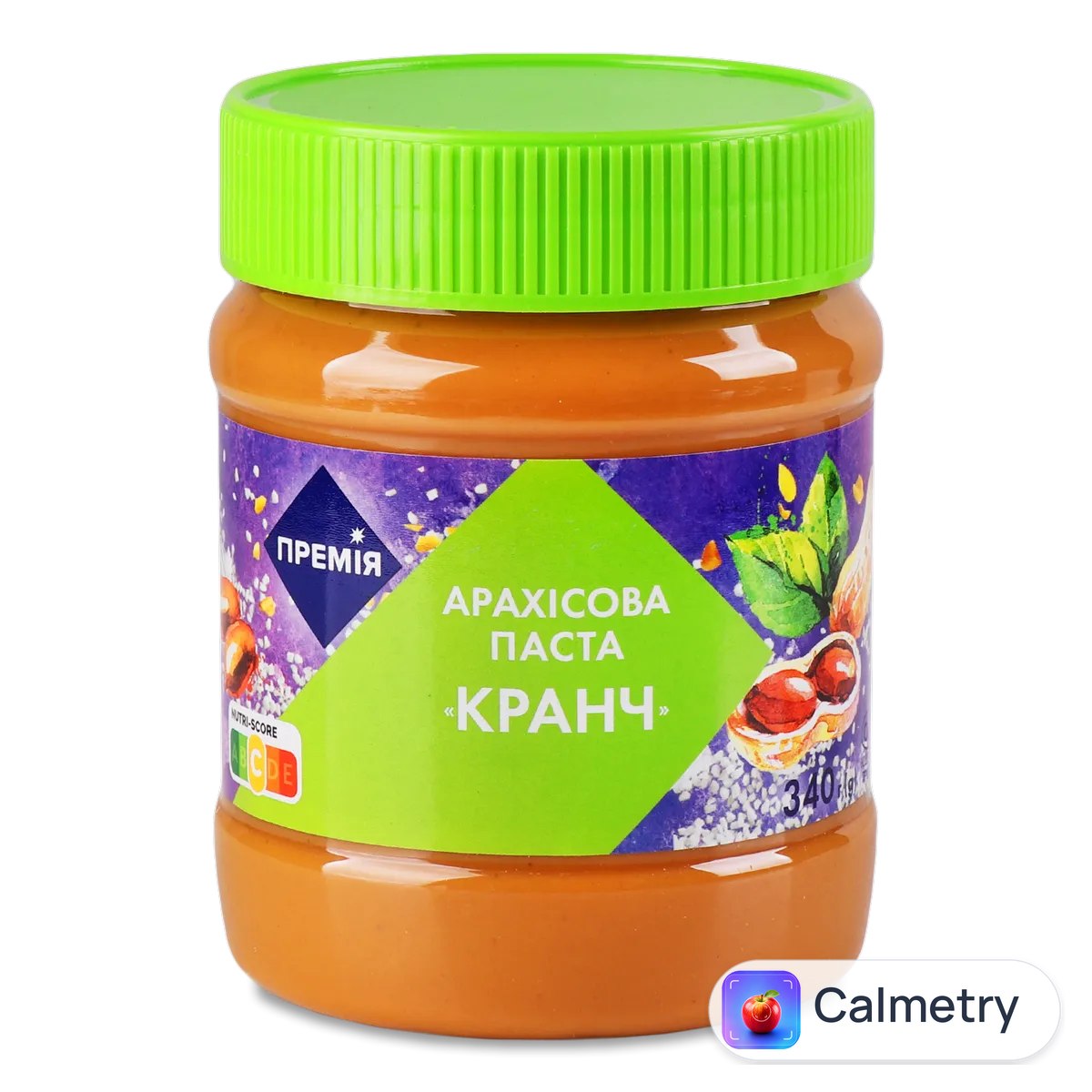 Паста арахісова «Премія»® з сіллю і кранчами 340г