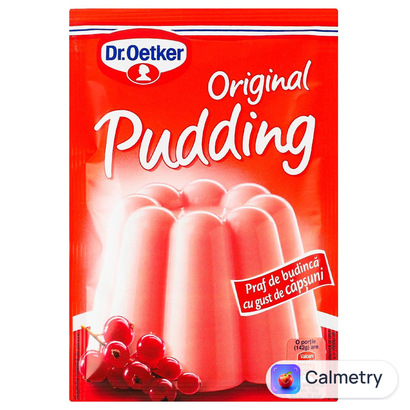 Пудинг Dr.Oetker з полуничним смаком 40г — фото продукту