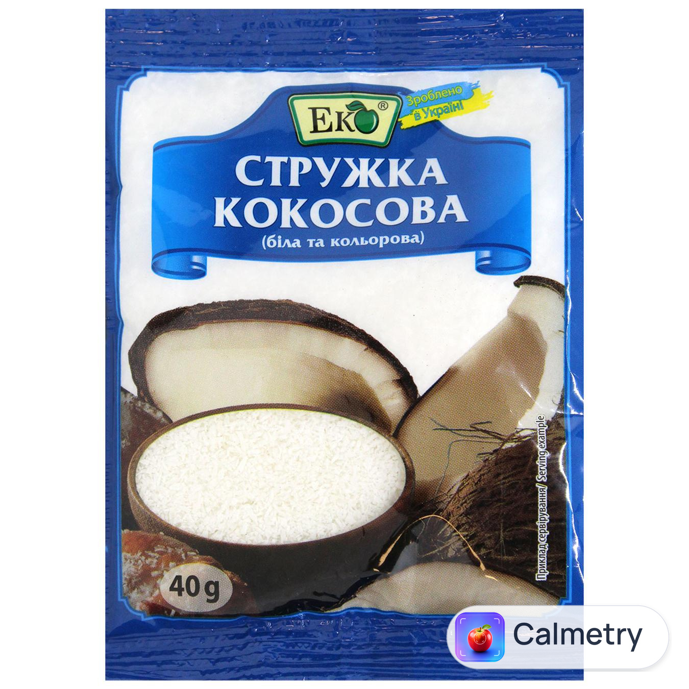 Стружка кокосова Еко 40г