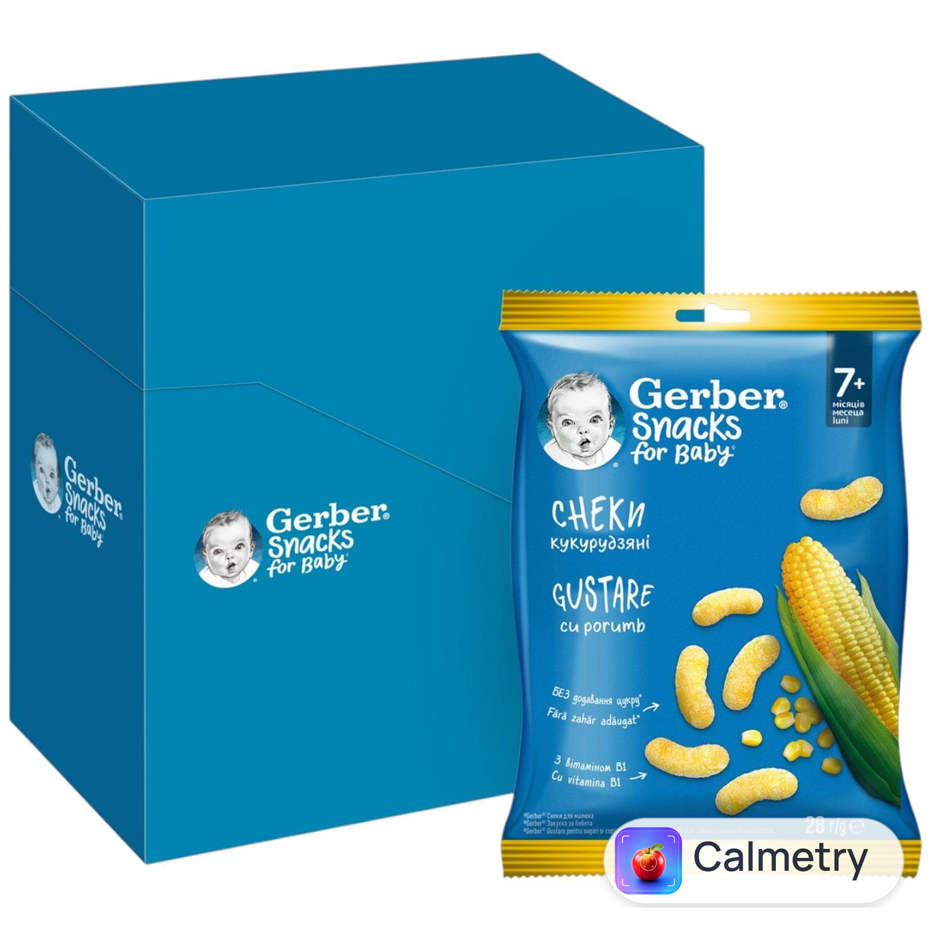 Снеки кукурудзяні Gerber 28г — фото продукту