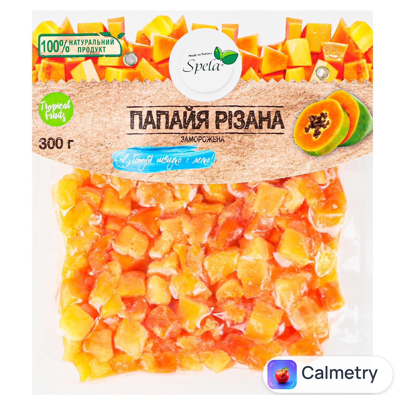 Папайя Spela різана свіжоморожена 300г — фото продукту