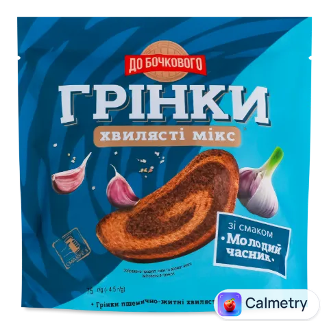 Грінки До Бочкового Мікс хвил смак молодий часник