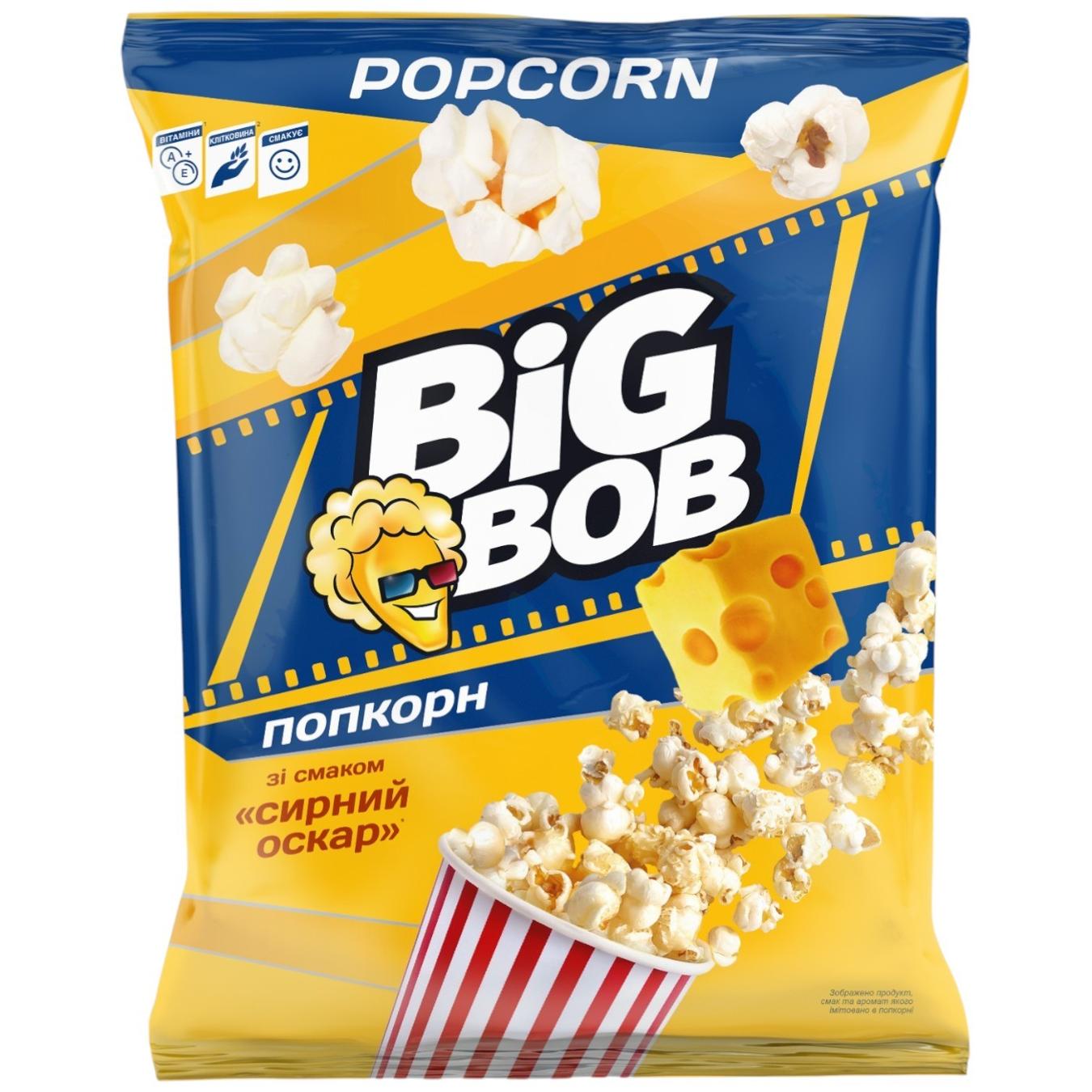 Попкорн Big Bob Оскар сирний 80г — фото продукту