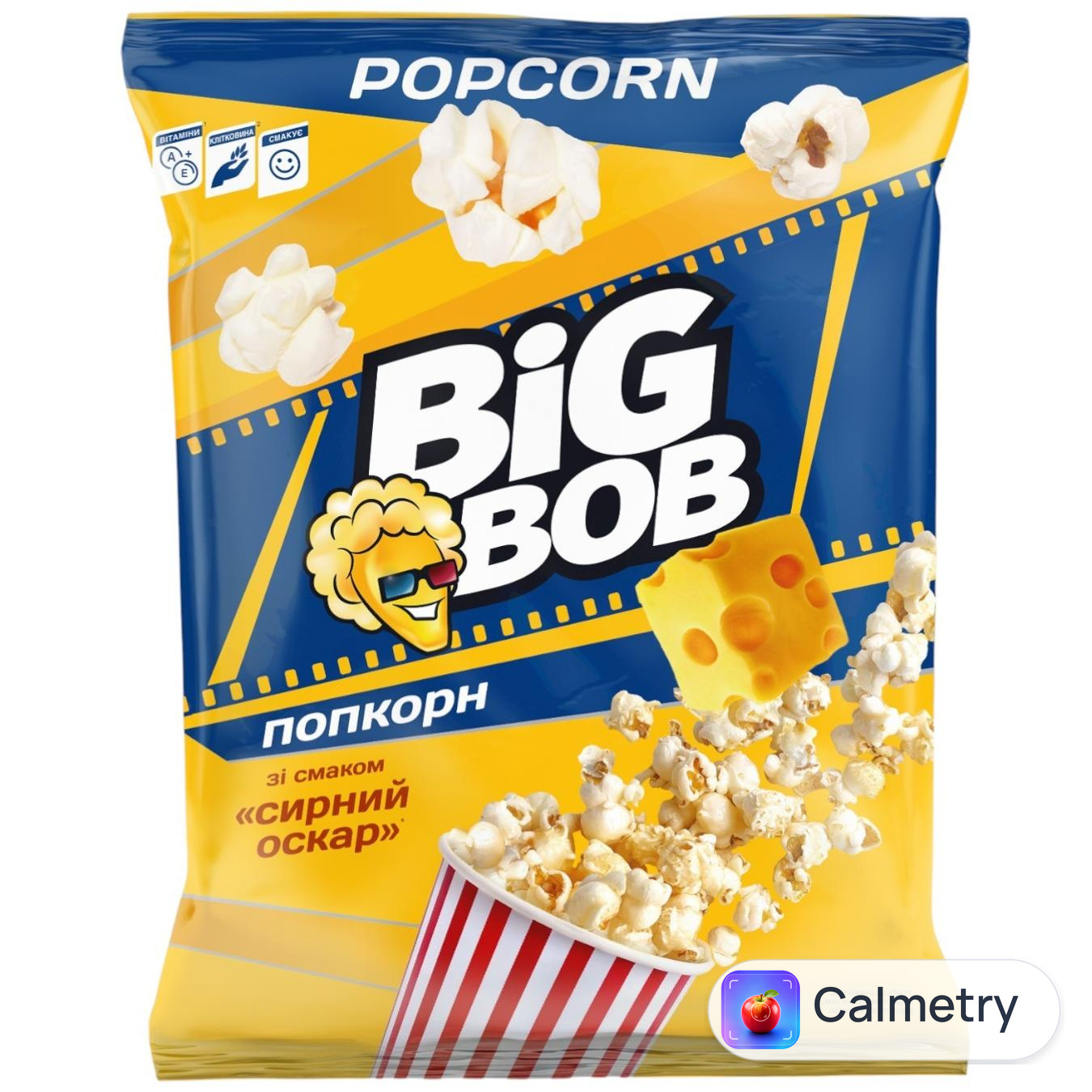 Попкорн Big Bob Оскар сирний 80г