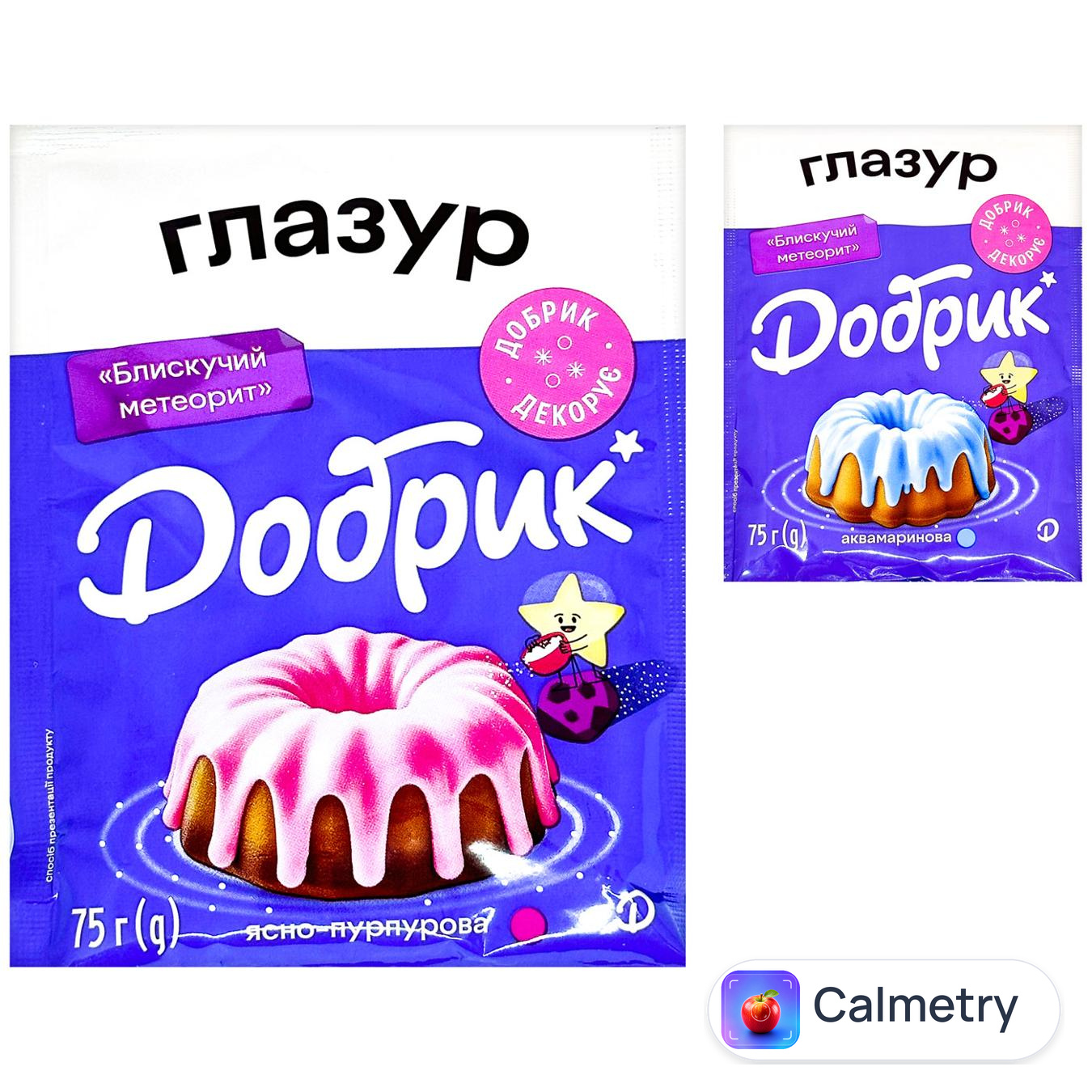 Глазур Добрик Блискучий метеорит 75г
