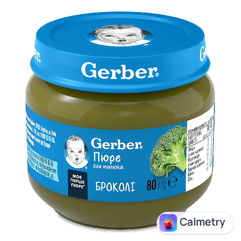 Пюре Gerber «Броколі», 80г