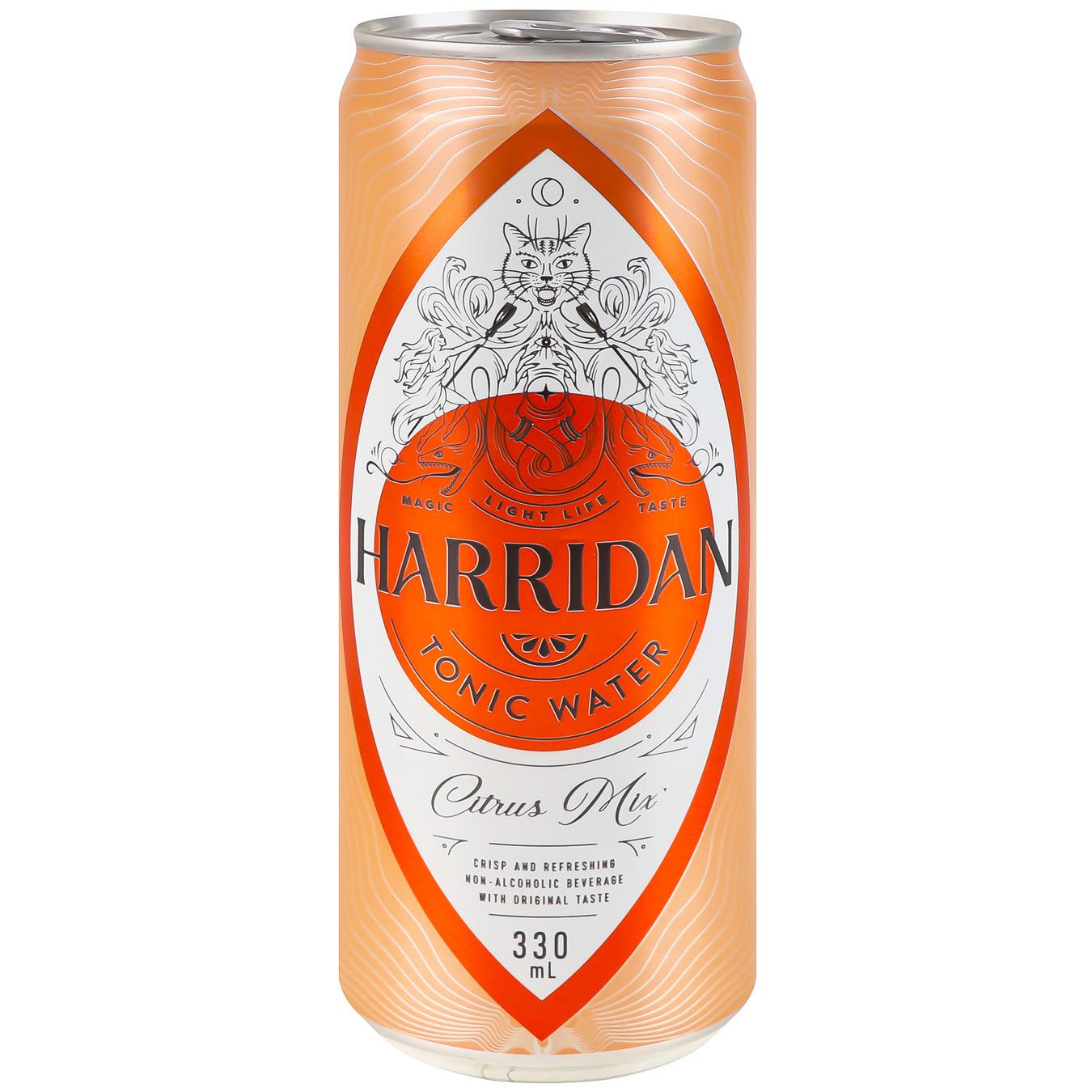 Напій газований Harridan Tonic Water Citrus Mix 0,33л — фото продукту