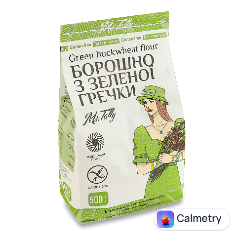 Борошно Ms.Tally з зеленої гречки без глютену, 500г