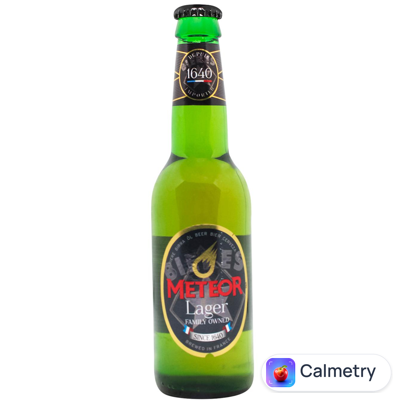 Пиво Meteor Lager світле фільтроване 4,5% 0,33л