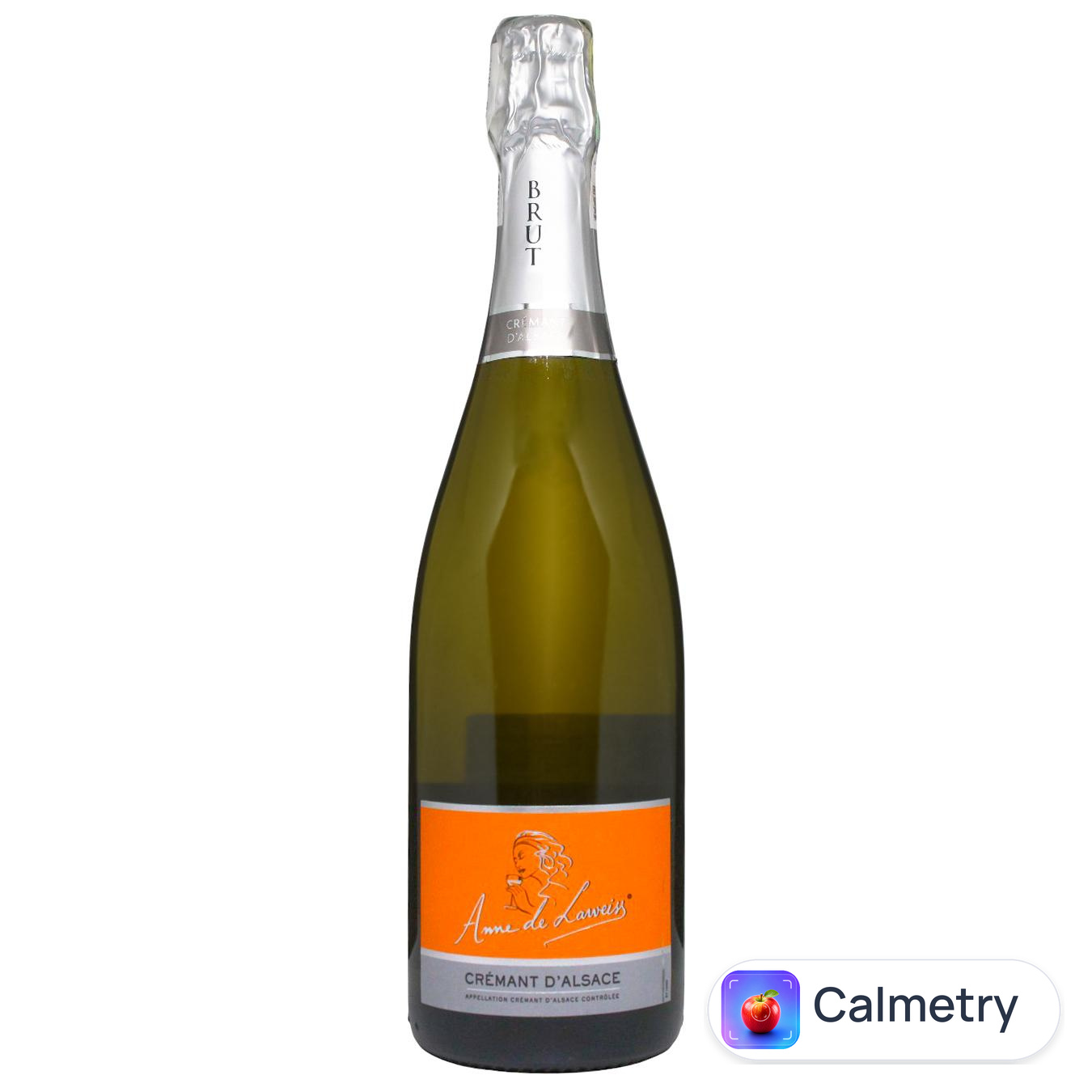 Вино ігристе Anne de Laweiss Cremant d'Alsace біле брют 12% 0,75л