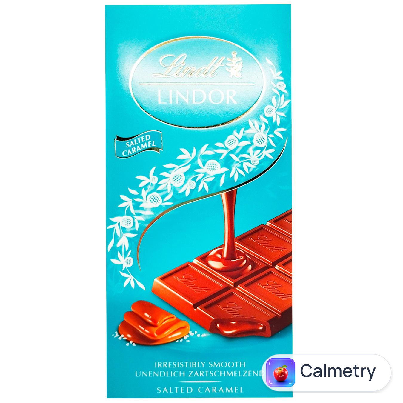 Шоколад Lindt Lindor солона карамель 100г