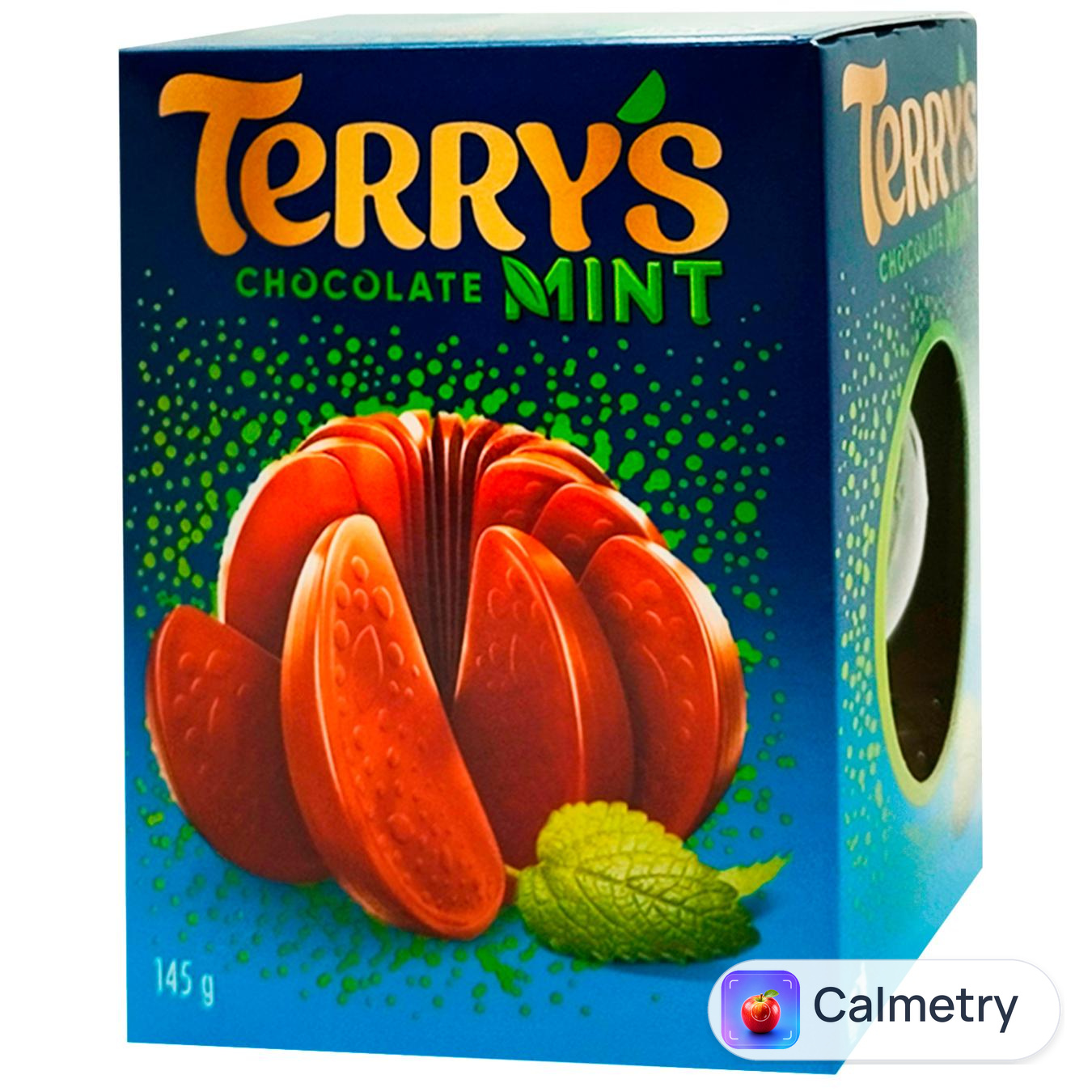 Шоколадний апельсин Terry's м'ята та молочний шоколад 145г