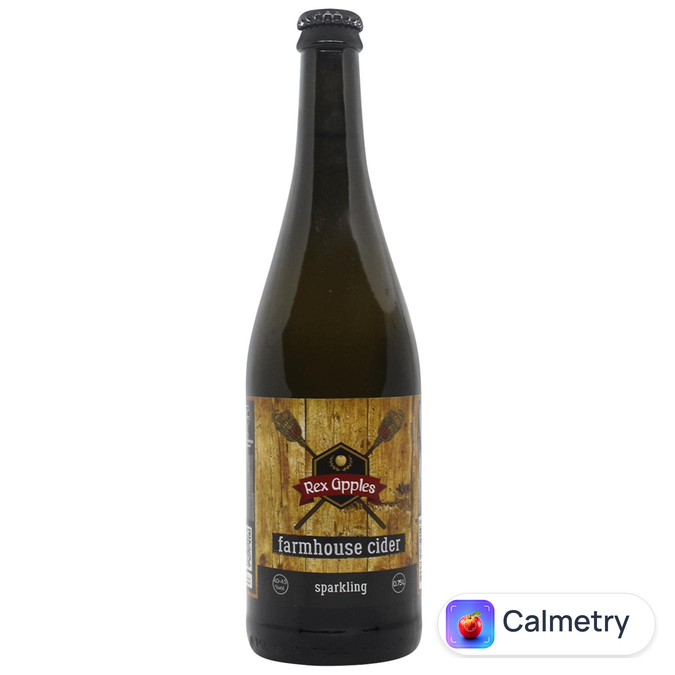 Сидр Rex Apples Farmhouse яблучний газований сухий 4-4,5% 0,75л