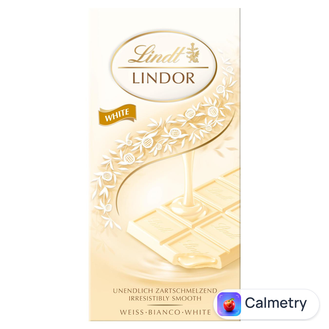 Шоколад білий Lindt Lindor 100г — фото продукту