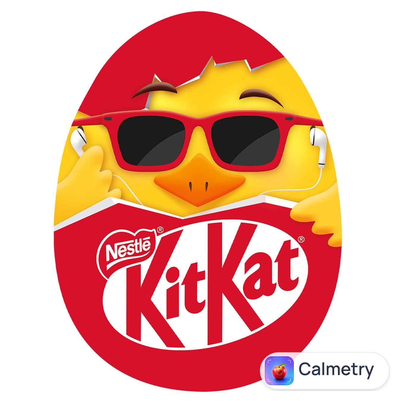 Яйце шоколадне NESTLÉ® KITKAT® Гігантське з пшеничними кріпсами 180г
