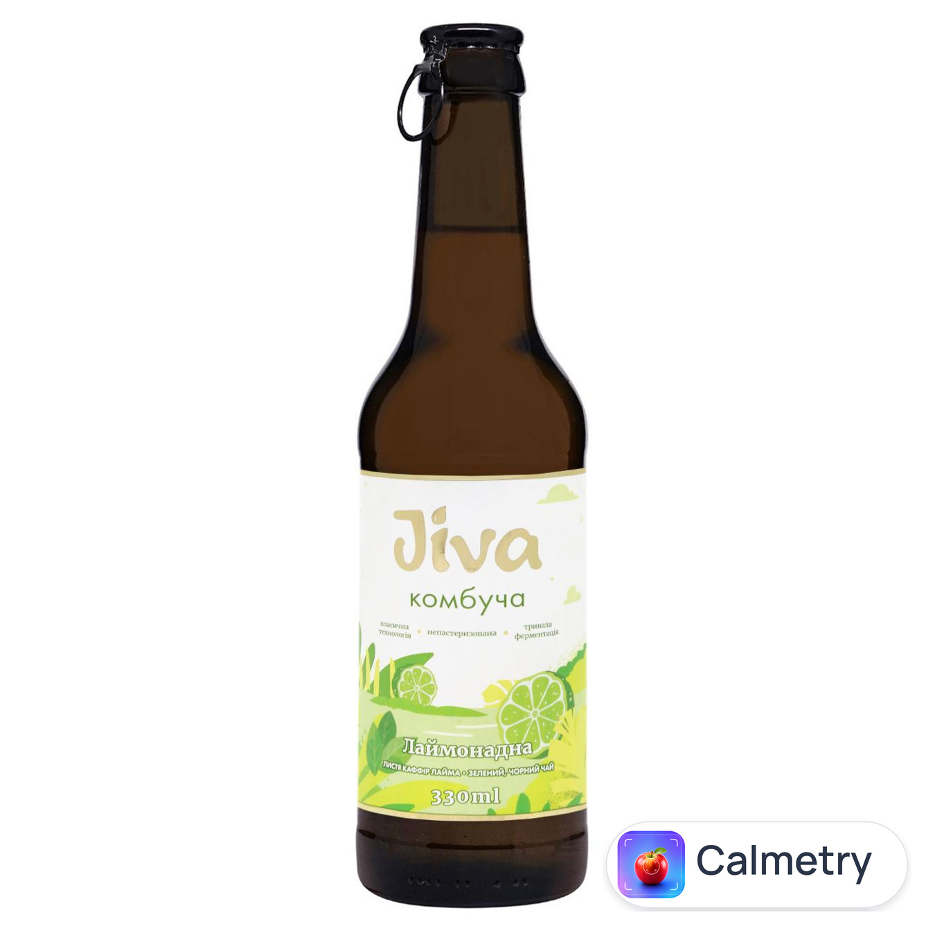 Комбуча Jiva Лаймонадна 0,33л — фото продукту