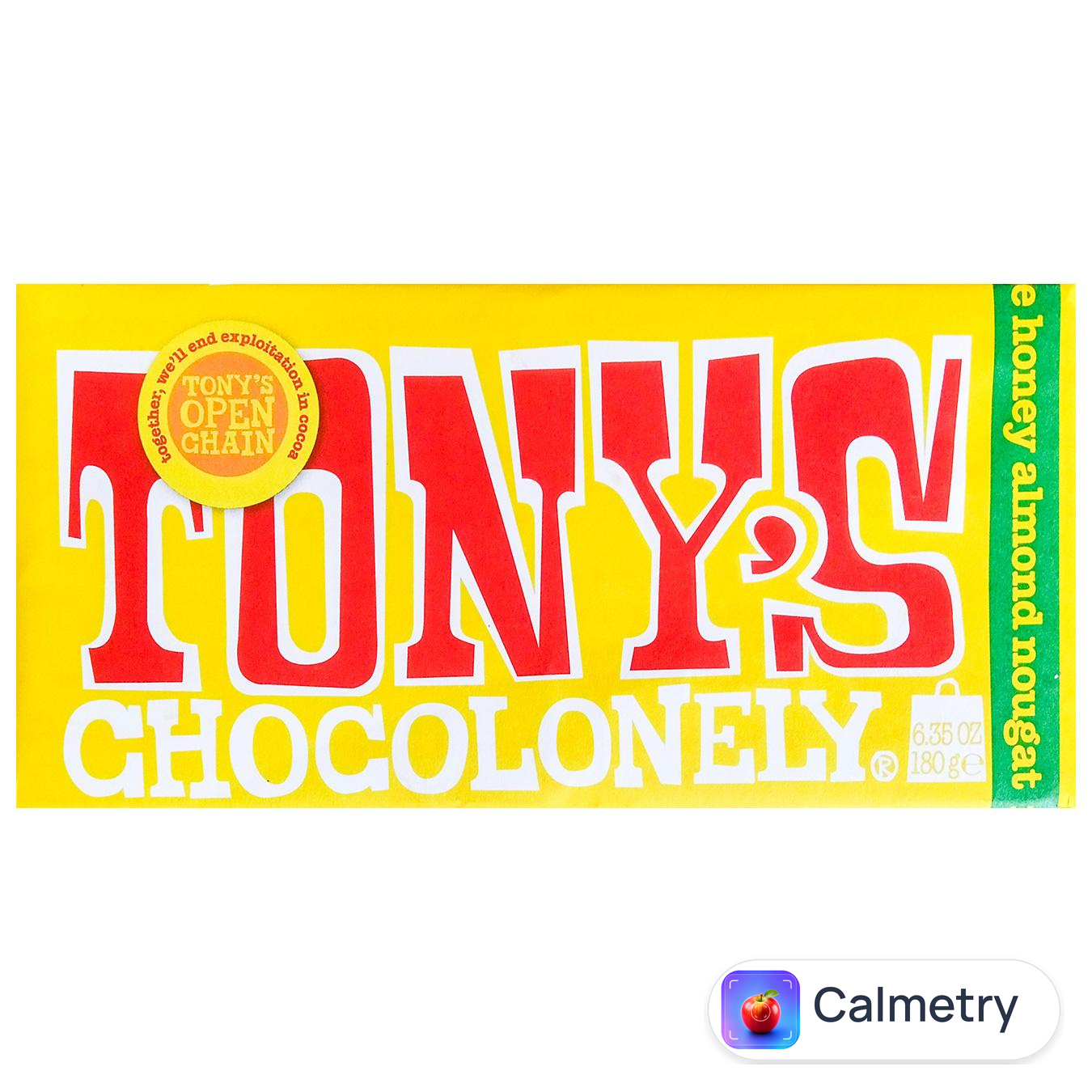 Шоколад молочний Tony's з нугою 180г