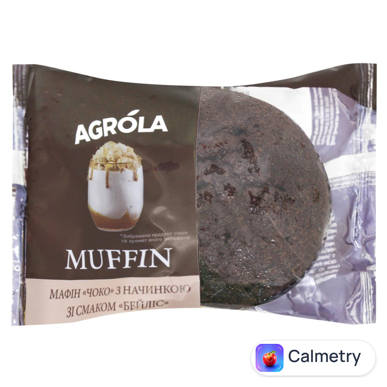 Мафін Agrola Чоко з начинкою зі смаком Бейліс 100г