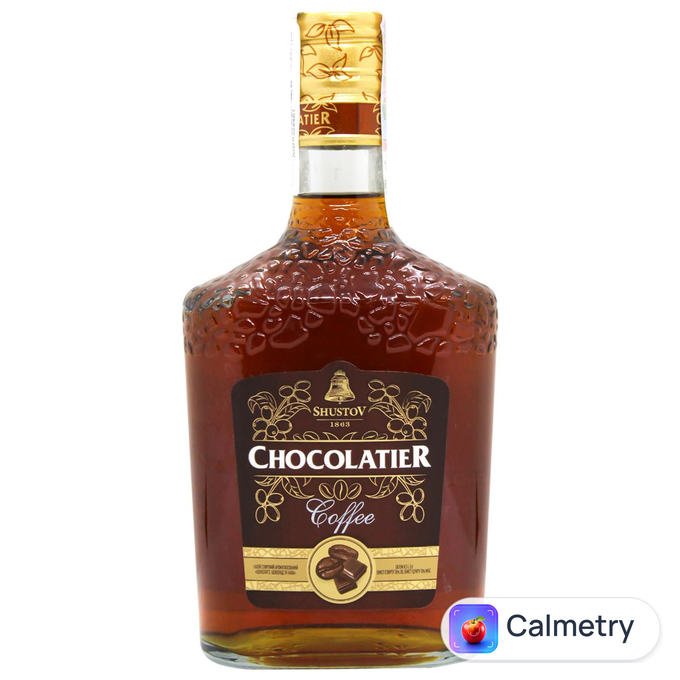 Напій спиртний Shustov Chocolatier Шоколад та Кава 30% 0,5л