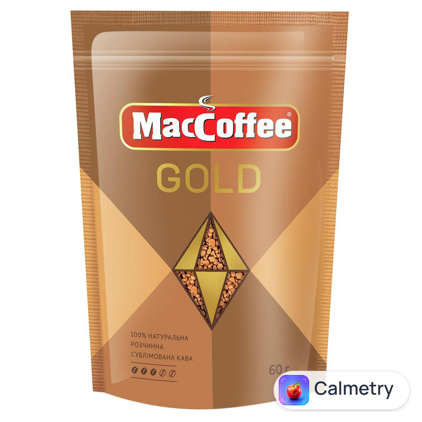 Кава розчинна MacCoffee Gold 60г — фото продукту