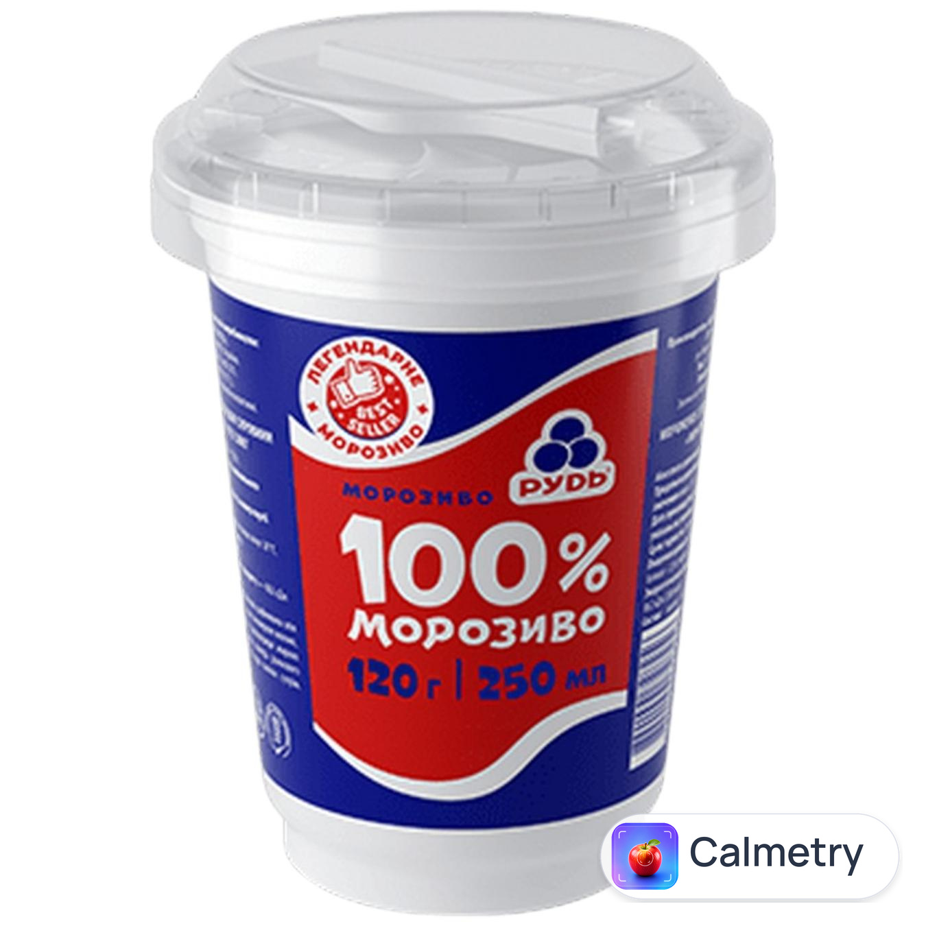 Морозиво Рудь 100% морозиво 120г