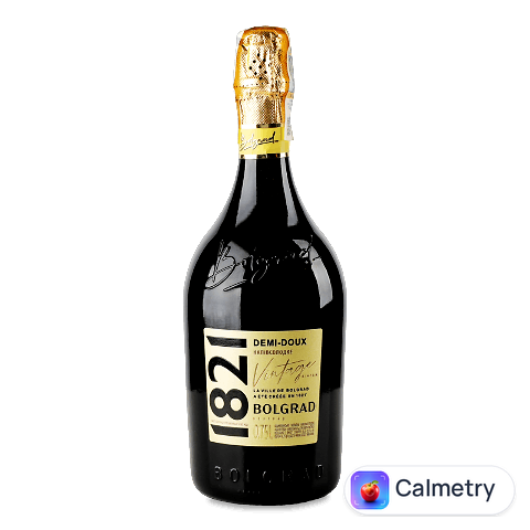 Вино ігристе Bolgrad Vintage 1821 біле напівсолодке, 0,75л