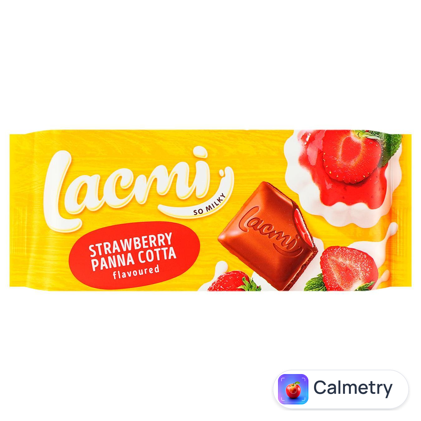 Шоколад молочний Roshen Lacmi Полунична панакота 90г