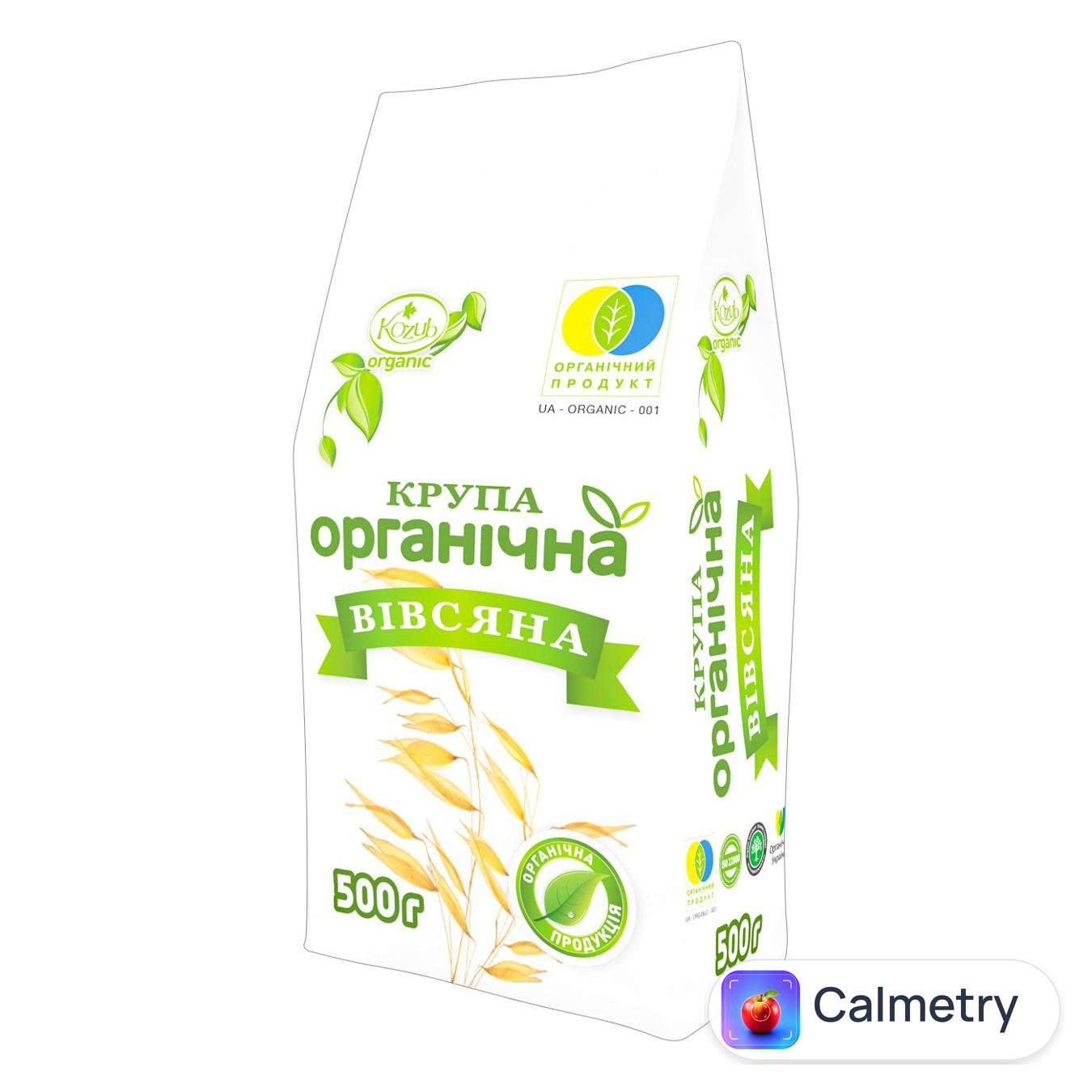 Крупа вівсяна Козуб Продукт органічна 500г — фото продукту