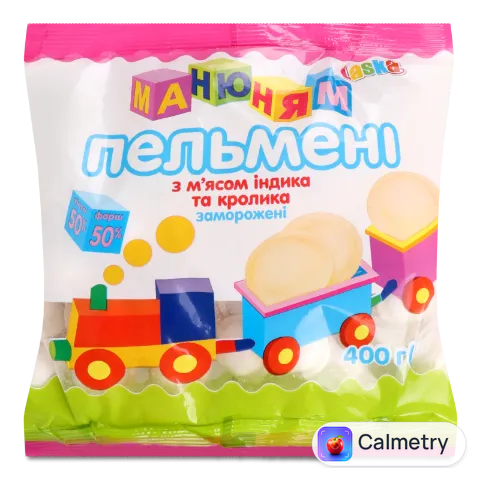 Пельмені Laska «Маню-ням» з м'ясом індика та кролика