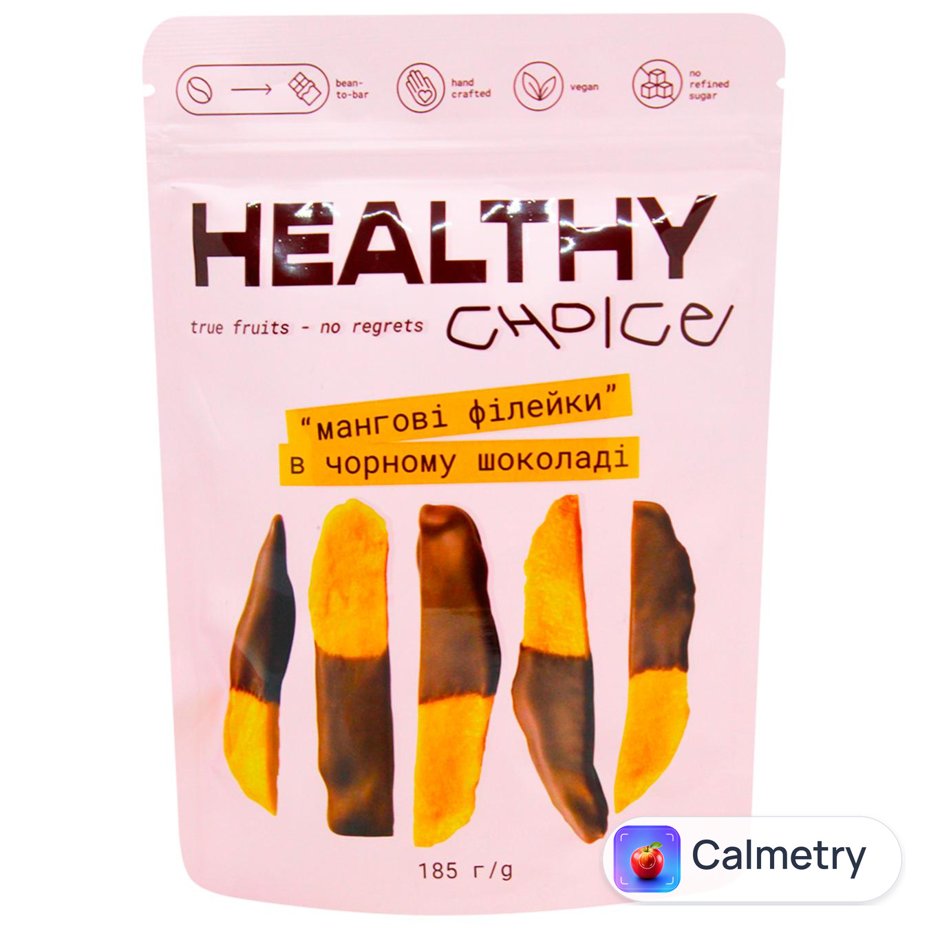 Манго Healthy Choice в чорному шоколаді 185г